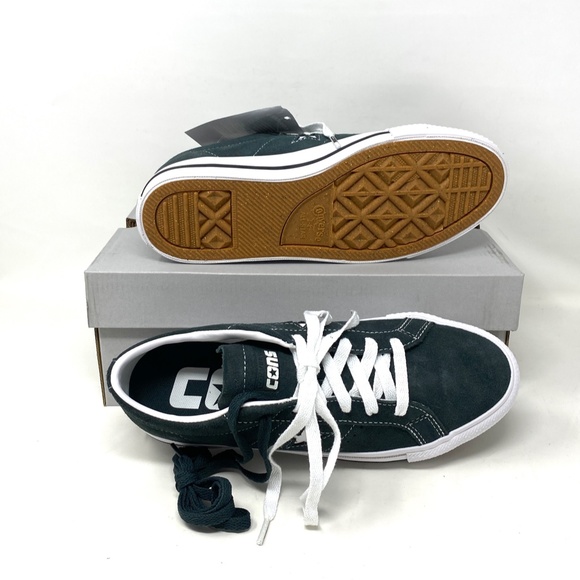 Converse Cons One Star Pro OX Low Top Seawood Black Suede Women Sneakers 171977C - Picture 3 of 10